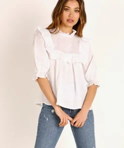 Acacia Tops>Leblon Top White