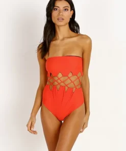 Acacia One Pieces>Mundaka One Piece Neon Lava
