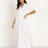 Acacia Cover Ups>Oahu Maxi Dress White