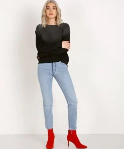 All Things Fabulous Knits>Late Sunset Sweater Black