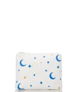 Aloha Accessories>Aegean Nights Small Splash Proof Zipper Bag Cerulean