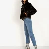 APPARIS Jackets>Tukio Faux Fur Jacket Black