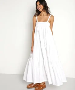 Araminta James Dresses>Sunset Dress Snow White