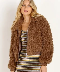 ASTR the Label Jackets>Phoenix Jacket Mocha
