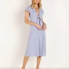Auguste the Label Dresses>Diamond Rumba Midi Dress Lilac