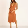 Auguste the Label Dresses>Keepsake Midi Dress Rust