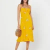 Auguste the Label Dresses>Lotta Davis Midi Dress Yellow