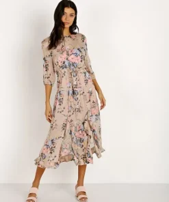Auguste the Label Dresses>Scarlett Fine Dress Blush