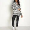 BB Dakota Jackets>Busy Season Jacket White Plaid