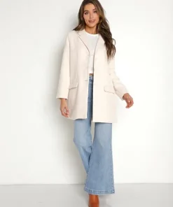 BB Dakota Jackets>Whiskey Business Coat Albaster