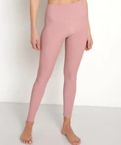 Beach Riot Bottoms>Ayla Legging Dusty Rose