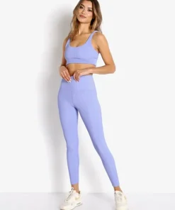 Beach Riot Bottoms>Ayla Legging Periwinkle