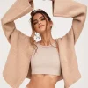 Beach Riot Knits>Judith Cardigan Top Taupe