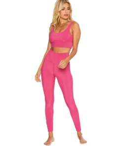 Beach Riot Sports Bras>Leah Sports Bra Top Fuchsia