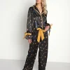 Beach Riot Pj Sets>Lee Ann & Brook Set Gold Celestial