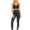 Beach Riot Bottoms>Piper Legging Glossy Black