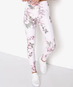 Beach Riot Bottoms>Piper Legging Pink Floral
