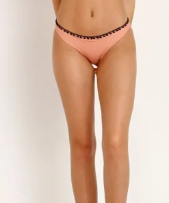 Beach Riot Bikinis>Sandy Bikini Bottom Coral Stitch