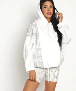 Beach Riot Jackets | Jackets>Stella Popover Taupe Snake