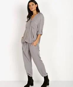 Bella Dahl Pants>Easy Sweat Pant Stone