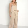 Bella Dahl Pants>Ecovera Wide Leg PJ Pant Soft Nude