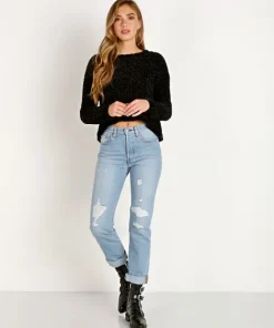 Bella Dahl Knits>Slouchy Sweater Black