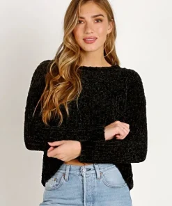 Bella Dahl Knits>Slouchy Sweater Black
