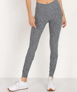 Beyond Yoga Bottoms>Bungee Up Adjustable Legging Black White