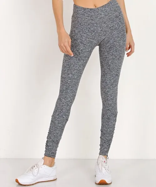 Beyond Yoga Bottoms>Bungee Up Adjustable Legging Black White