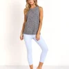 Beyond Yoga Tops>Featherweight Spacedye Twisted Open Back Tank