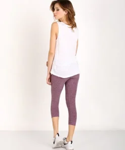 Beyond Yoga Tops>Fine Slub Muscle Tee White