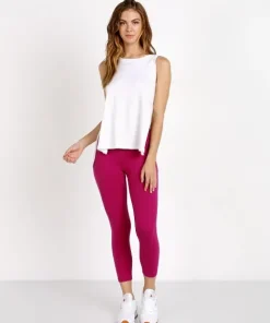 Beyond Yoga Tops>High Low Tank White
