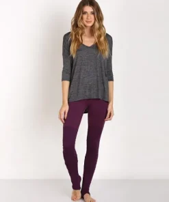 Beyond Yoga Tops>High Low Tee Heather Gray