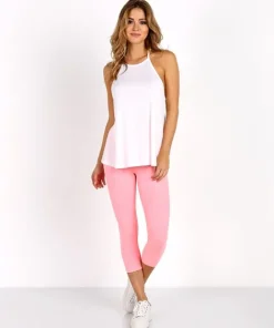 Beyond Yoga Tops>Lay Low Tank White