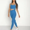 Beyond Yoga Bottoms>Leisure High Waisted Legging Gulf Stream