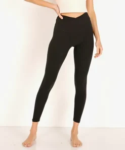 Beyond Yoga Bottoms>Spacedye At Your Leisure High Waisted Legging Black