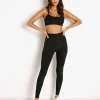 Beyond Yoga Bottoms>Spacedye High Waisted Midi Legging Darkest Night