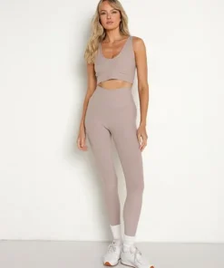 Beyond Yoga Bottoms>Spacedye High Waisted Midi Legging Chai