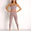 Beyond Yoga Sports Bras>Spacedye Slim Racerback Cropped Tank Chai Cocoa Leop