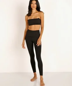 Beyond Yoga Bottoms>Sportflex High Wasited Midi Legging Black