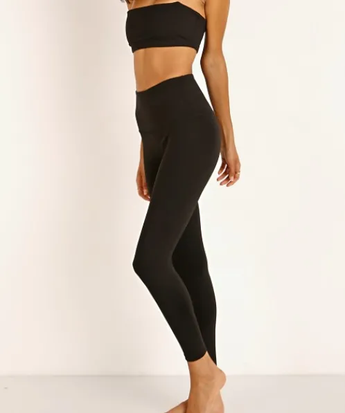 Beyond Yoga Bottoms>Sportflex High Wasited Midi Legging Black