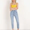 Blue Life Tops>Blossom Ruffle Bralette Wildflower Sunflower