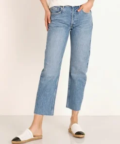 Boyish Pants>The Tommy High Rise Straight Leg Jean Far Country