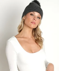 Brixton Accessories>Alison Beanie Black/Grey