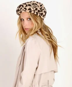 Brixton Accessories>Audrey LW Beret Leopard