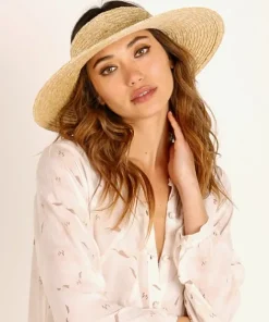 Brixton Accessories>Joanna Visor Tan