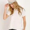 Brixton Accessories>Kayla Leather Cap Cream