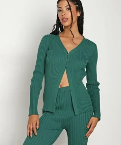 Callahan Knits>Glennon Knit Cardigan Fern