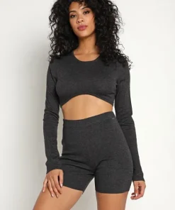 Calvin Klein Knits>Sweater Lounge Long Sleeve Crew Neck
