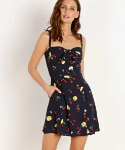 Capulet Dresses>Gabby Mini Dress Fruit Print